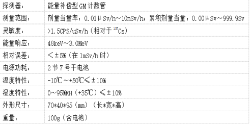 剂量报警仪